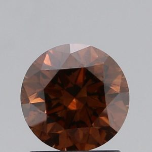 1.2  Fancy Dark Orangey Brown  ROUND  VVS2 GIA