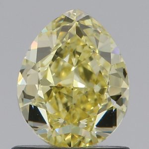 1.02  Fancy Intense  Yellow  PEAR  VS2 GIA