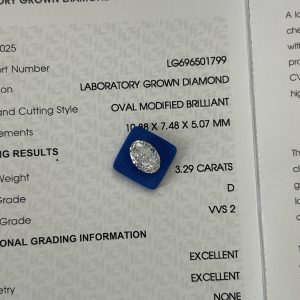3.29  D  OVAL VVS2 IGI